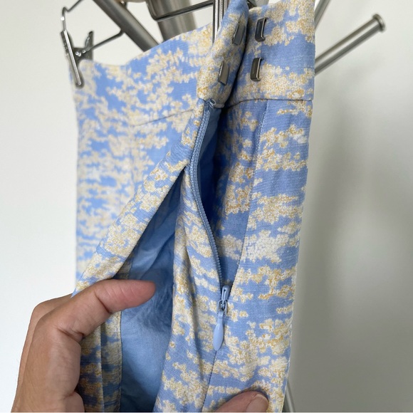 COS Palazzo Ankle Cropped High-Waisted Periwinkle Blue Pant w/ Pockets, Size 2 - Picture 5 of 8